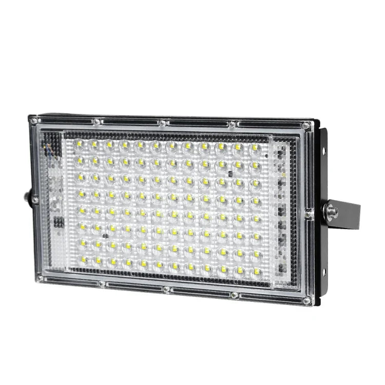 Projecteur LED étanche pour jardin extérieur, éclairage de chantier, Spécifications :, 100W 96 billes (blanc froid)