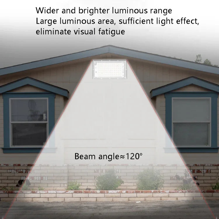 Projecteur LED étanche pour jardin extérieur, éclairage de chantier, Spécifications :, 100W 96 billes (blanc froid)
