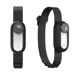 Sunnylife IST-Q9335 Sangle de caméra, protection en silicone, bracelet de main, sangle de sac à dos, sangle de vélo, collier pour chat pour Insta360 GO2, pour Insta360 GO2