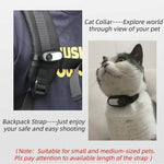 Sunnylife IST-Q9335 Sangle de caméra, protection en silicone, bracelet de main, sangle de sac à dos, sangle de vélo, collier pour chat pour Insta360 GO2, pour Insta360 GO2
