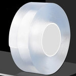 Ruban nanotech transparent double face auto-adhésif, lavable à l'eau, sans trace, 1x30x1000mm, 1x30x2000mm, 1x30x3000mm, 2x30x1000mm, 2x30x2000mm, 2mm x 3cm x 3m, 2x30x5000mm