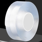 Ruban nanotech transparent double face auto-adhésif, lavable à l'eau, sans trace, 1x30x1000mm, 1x30x2000mm, 1x30x3000mm, 2x30x1000mm, 2x30x2000mm, 2mm x 3cm x 3m, 2x30x5000mm