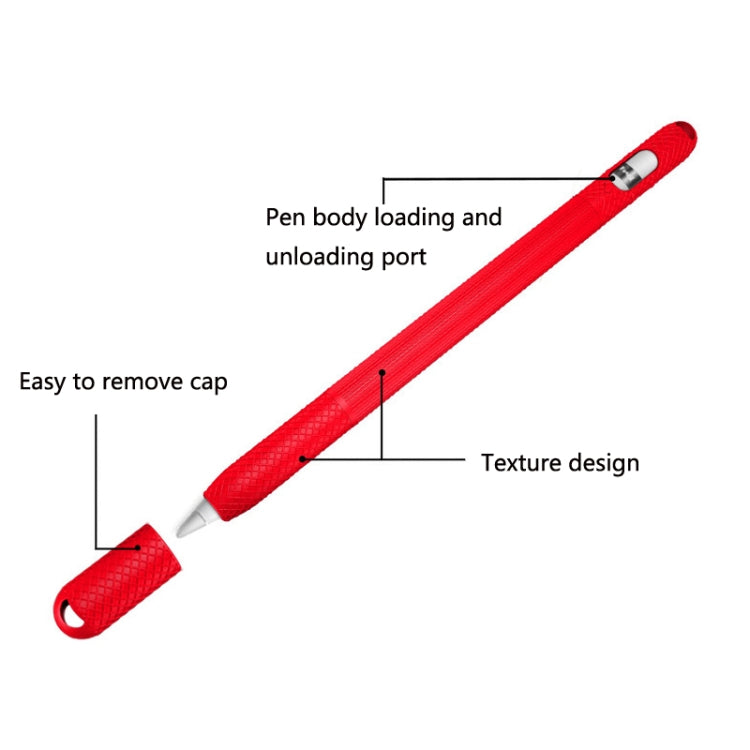 5 étuis de protection en silicone pour stylet, pour Apple Pencil 1, pour Apple Pencil 2