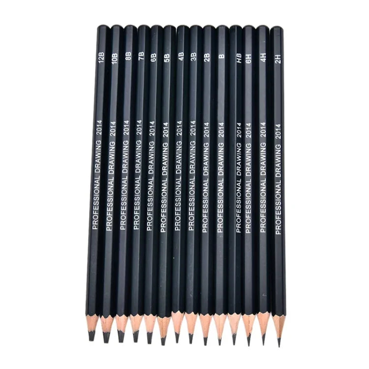 Set de crayons à croquis en graphite pour le dessin, lot de crayons