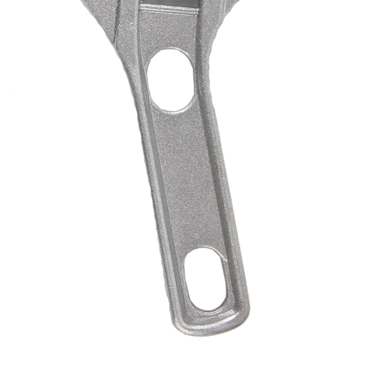Clé de salle de bain à grande ouverture réglable en aluminium, outils de quincaillerie, version ordinaire sans emballage