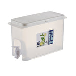 Bouteille d'eau froide ménagère avec robinet, théière à fruits pour réfrigérateur, seau d'eau d'été, bouteille d'eau froide de 3,5 L