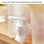 Bouteille d'eau froide ménagère avec robinet, théière à fruits pour réfrigérateur, seau d'eau d'été, bouteille d'eau froide de 3,5 L