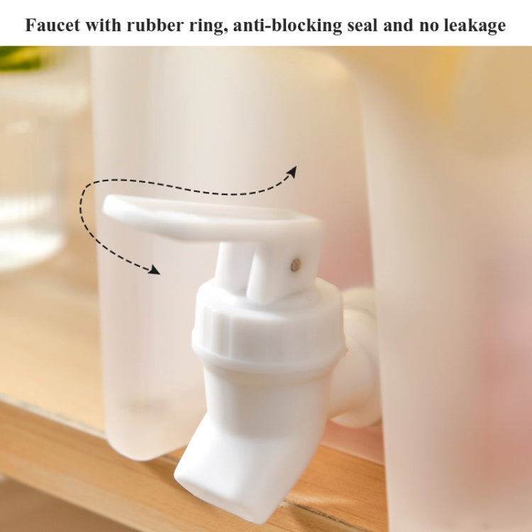 Bouteille d'eau froide ménagère avec robinet, théière à fruits pour réfrigérateur, seau d'eau d'été, bouteille d'eau froide de 3,5 L