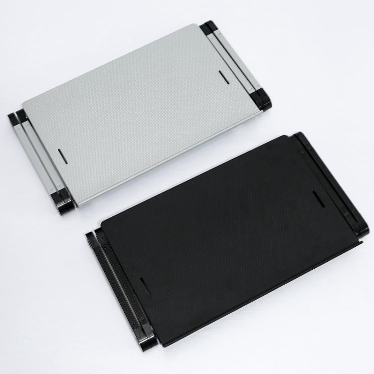 Support de bureau pliant et relevable pour ordinateur portable en alliage d'aluminium T8, avec plateau pour souris (noir), avec plateau pour souris (argent), avec ventilateur et plateau pour souris (noir), avec ventilateur et plateau pour souris (argent)
