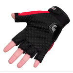 PRO-BIKER PRO01C Gants de cyclisme d'extérieur Gants de moto anti-chute de protection de sécurité à demi-doigts, M, L, XL, XXL