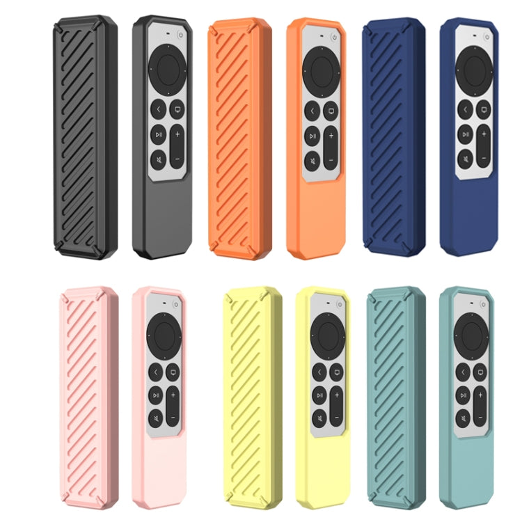 2 pièces de housse de protection en silicone anti-chute universelle pour télécommande, 2 pièces (Noir), 2 pièces (Bleu Foncé), 2 pièces (Orange), 2 pièces (Rose), 2 pièces (Jaune), 2 pièces (Vert Pin)