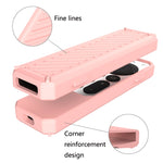 2 pièces de housse de protection en silicone anti-chute universelle pour télécommande, 2 pièces (Noir), 2 pièces (Bleu Foncé), 2 pièces (Orange), 2 pièces (Rose), 2 pièces (Jaune), 2 pièces (Vert Pin)