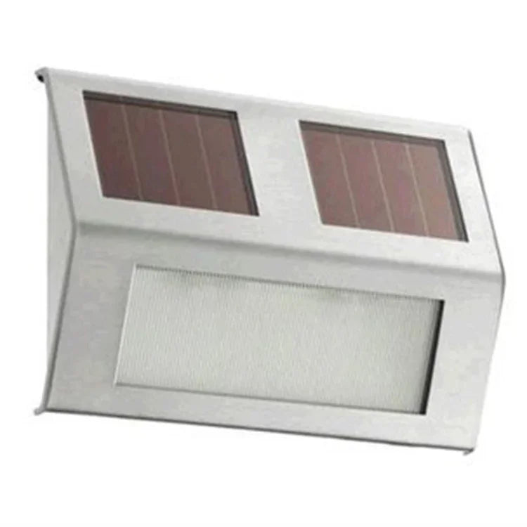 2 LED Lampes Solaires à Capteur de Lumière, Contrôle Intelligent, Étanche IP44, pour Mur Extérieur, Patio, Cour, Allée, Jardin, Escalier, Éclairage de Nuit et de Sécurité, Lumière Blanche, Lumière Chaude