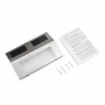 2 LED Lampes Solaires à Capteur de Lumière, Contrôle Intelligent, Étanche IP44, pour Mur Extérieur, Patio, Cour, Allée, Jardin, Escalier, Éclairage de Nuit et de Sécurité, Lumière Blanche, Lumière Chaude