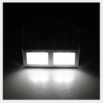 2 LED Lampes Solaires à Capteur de Lumière, Contrôle Intelligent, Étanche IP44, pour Mur Extérieur, Patio, Cour, Allée, Jardin, Escalier, Éclairage de Nuit et de Sécurité, Lumière Blanche, Lumière Chaude