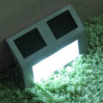 2 LED Lampes Solaires à Capteur de Lumière, Contrôle Intelligent, Étanche IP44, pour Mur Extérieur, Patio, Cour, Allée, Jardin, Escalier, Éclairage de Nuit et de Sécurité, Lumière Blanche, Lumière Chaude