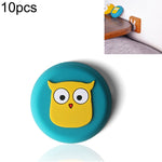 10 PCS Tampon de Protection Anti-Choc Mural pour Poignée de Porte en Silicone