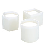 BM-02 Moule en silicone pour pot de fleurs/porte-stylo