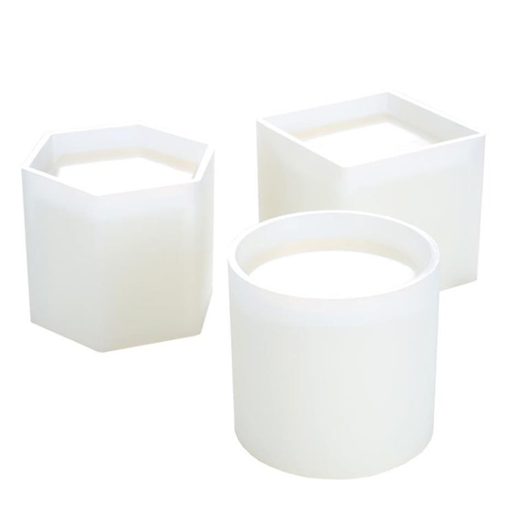 BM-02 Moule en silicone pour pot de fleurs/porte-stylo