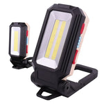 Lampe de travail d'inspection automobile anti-éblouissement, rechargeable par USB, pliable, à LED, pour camping, avec crochet + aimant, W559 2 COB + T6, W560 COB + T6