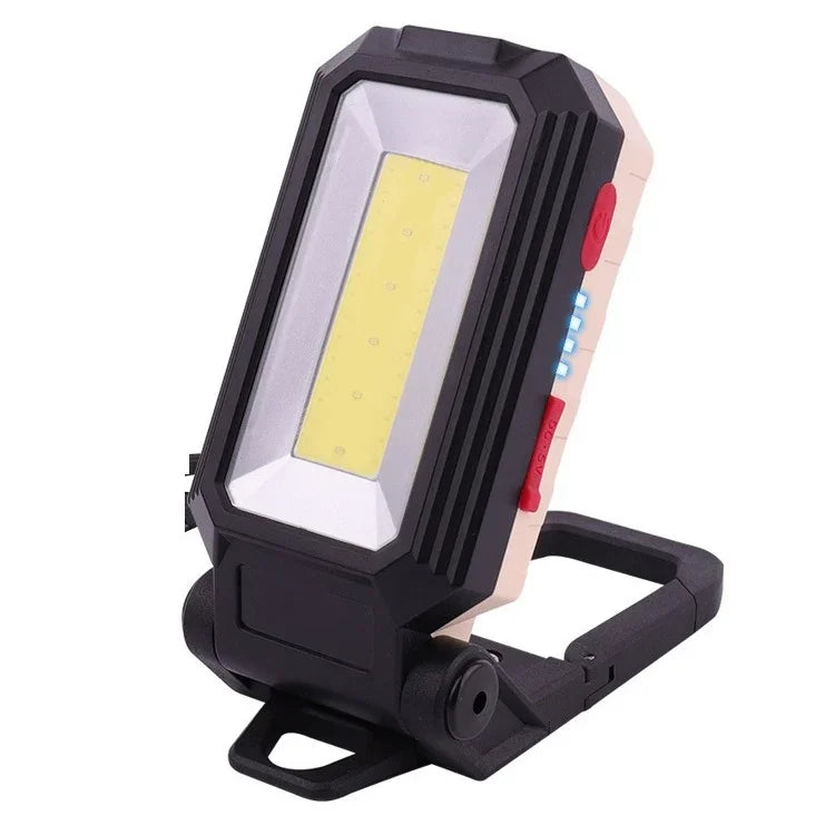 Lampe de travail d'inspection automobile anti-éblouissement, rechargeable par USB, pliable, à LED, pour camping, avec crochet + aimant, W559 2 COB + T6, W560 COB + T6