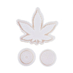 Moule en silicone combiné pour cendrier en feuille d'érable, broyeur de dents, broyeur de cigarettes, moule en époxy cristal DIY, forme de feuille d'érable