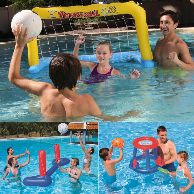 Jouets de plage pour adultes, enfants et parents-enfants, ballon de plage gonflable pour piscine, style : filet de volley-ball 52133 + ballon, porte de handball 52123 + ballon, ensemble 2 en 1 + 2 ballons, ensemble 3 en 1 + 3 ballons