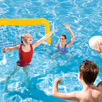 Jouets de plage pour adultes, enfants et parents-enfants, ballon de plage gonflable pour piscine, style : filet de volley-ball 52133 + ballon, porte de handball 52123 + ballon, ensemble 2 en 1 + 2 ballons, ensemble 3 en 1 + 3 ballons