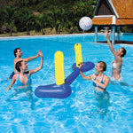 Jouets de plage pour adultes, enfants et parents-enfants, ballon de plage gonflable pour piscine, style : filet de volley-ball 52133 + ballon, porte de handball 52123 + ballon, ensemble 2 en 1 + 2 ballons, ensemble 3 en 1 + 3 ballons