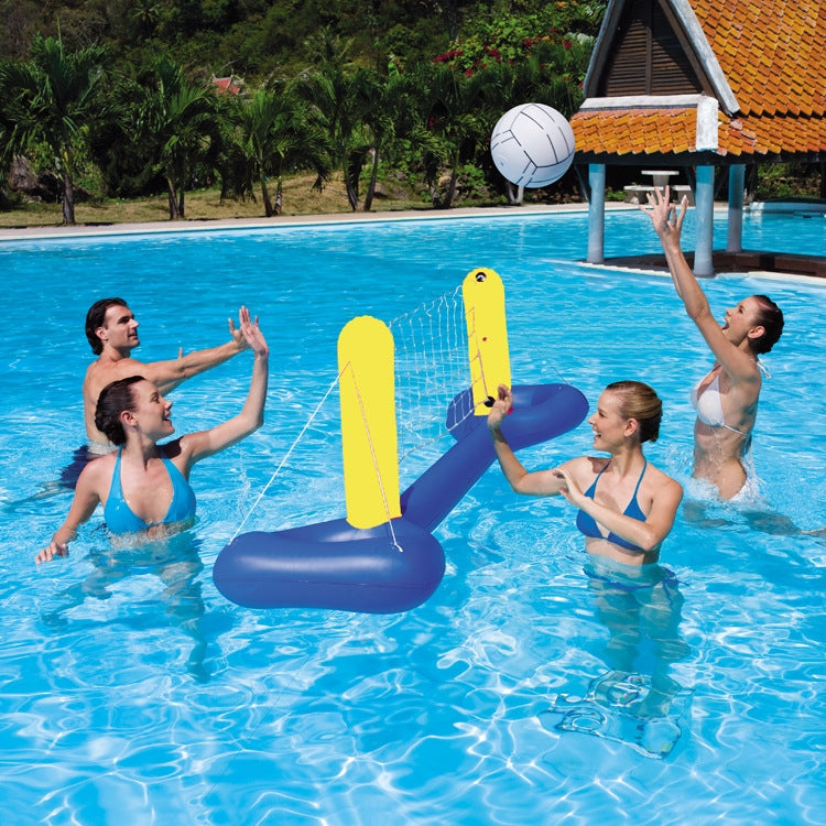 Jouets de plage pour adultes, enfants et parents-enfants, ballon de plage gonflable pour piscine, style : filet de volley-ball 52133 + ballon, porte de handball 52123 + ballon, ensemble 2 en 1 + 2 ballons, ensemble 3 en 1 + 3 ballons