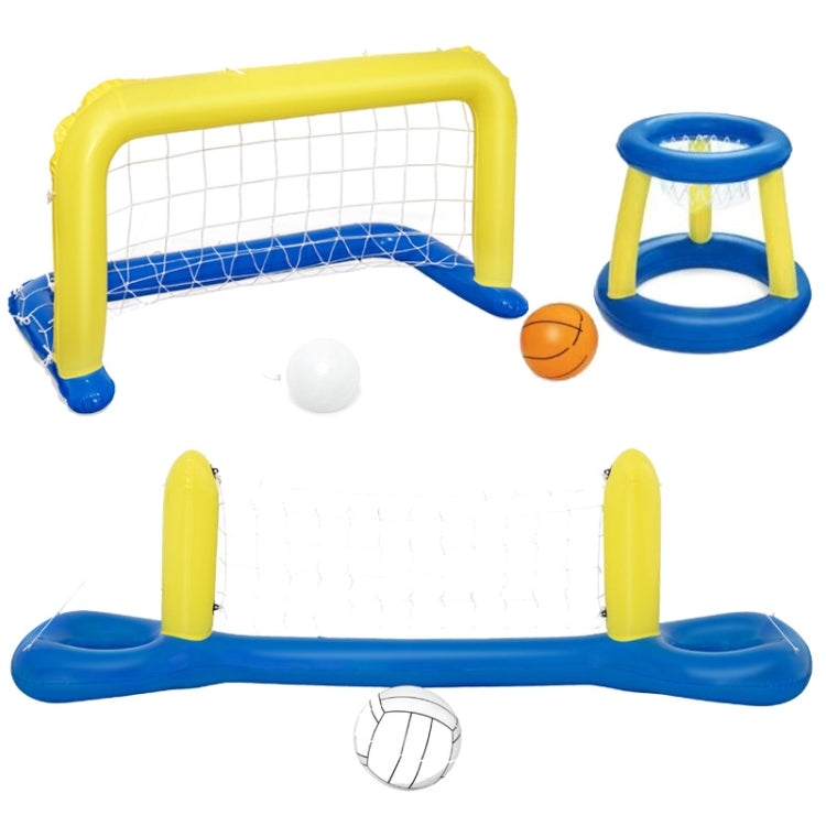 Jouets de plage pour adultes, enfants et parents-enfants, ballon de plage gonflable pour piscine, style : filet de volley-ball 52133 + ballon, porte de handball 52123 + ballon, ensemble 2 en 1 + 2 ballons, ensemble 3 en 1 + 3 ballons