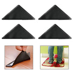 Lot de 4 tapis de sol antidérapants lavables et recyclables pour maison, salle de bain, salon, Tapis lavable