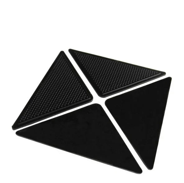 Lot de 4 tapis de sol antidérapants lavables et recyclables pour maison, salle de bain, salon, Tapis lavable
