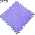 Lot de 2 tapis doux pour salon, chambre d'enfants, patchwork magique puzzle, tapis d'escalade pour bébé 30x30cm, Rouge Rose, Chameau, Violet, Café, Bleu, Rose, Vert, Blanc, Gris