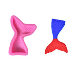 Moule en silicone liquide queue de sirène, petit (rose) 15-95, grand (rose) 15-94, petit (gris) 15-95, grand (gris) 15-94