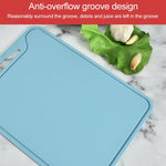 Planche à découper de cuisine en silicone, anti-moisissure et résistante à la chaleur, en silicone, anti-moisissure