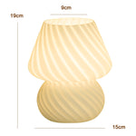 PJ-104 Lampe de table décorative de chambre à coucher en verre champignon 5W, prise CN, spécification :, lumière chaude monochrome, variation tricolore, ampoule Tmall Elf, télécommande + ampoule Tmall Elf