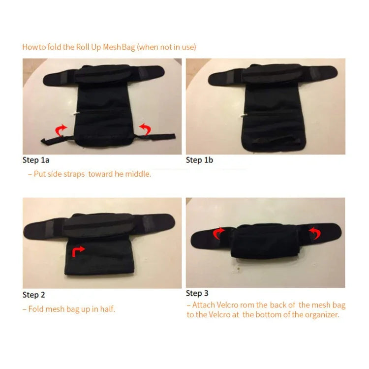 Sac de rangement suspendu pour poussette de bébé, sac de rangement grande capacité, panier de rangement pliable, sac suspendu, sac de rangement pour poussette