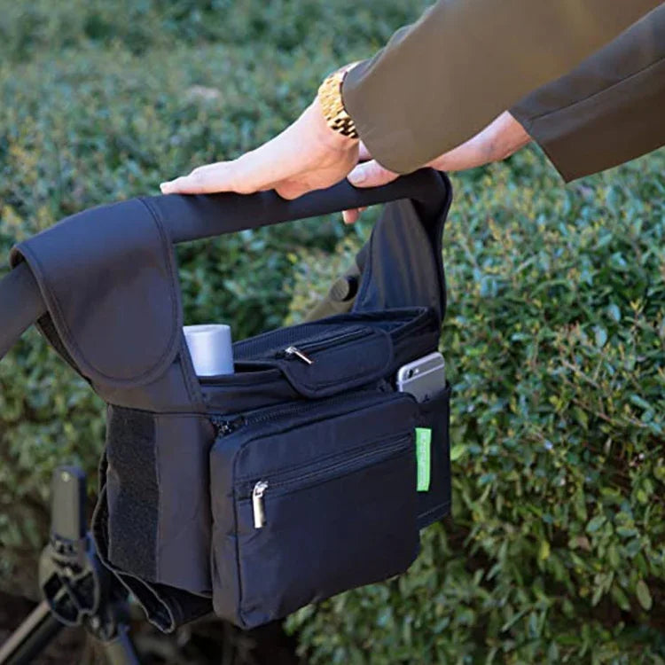 Sac de rangement suspendu pour poussette de bébé, sac de rangement grande capacité, panier de rangement pliable, sac suspendu, sac de rangement pour poussette