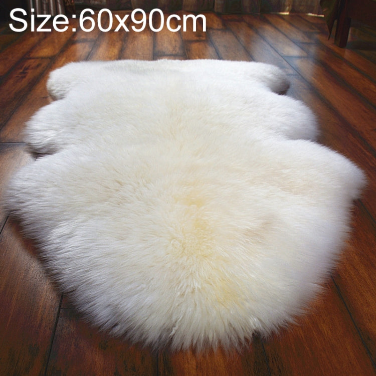 Coussin de canapé en pure laine véritable, tapis en peau de mouton pleine grandeur, tapis de décoration de fenêtre, 60x90cm, 65x100cm, 65x110cm, 80x120cm