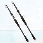 Canne à pêche télescopique en carbone Luya, section courte, 1,8 m, 2,1 m, 2,4 m, 2,7 m, 3,0 m, 3,3 m, 3,6 m