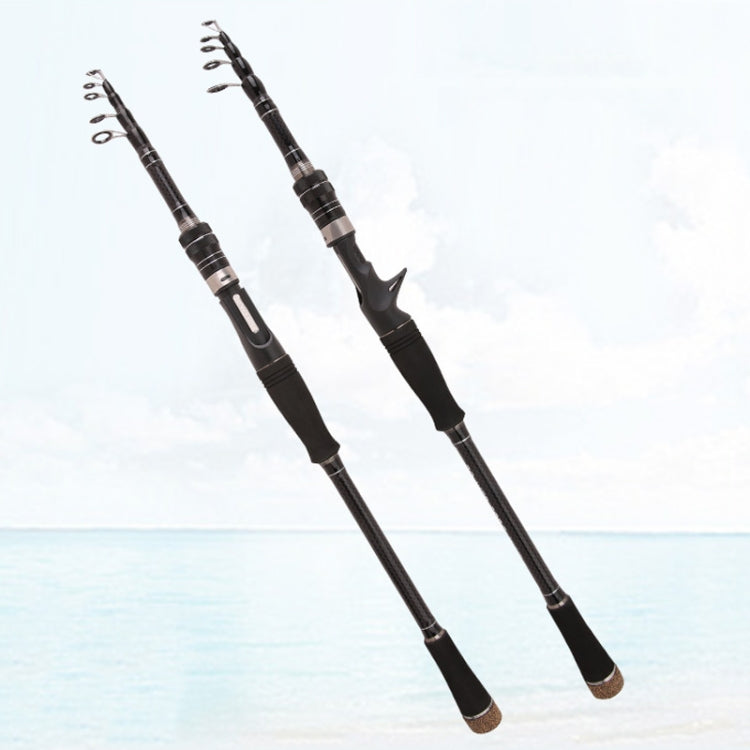 Canne à pêche télescopique en carbone Luya, section courte, 1,8 m, 2,1 m, 2,4 m, 2,7 m, 3,0 m, 3,3 m, 3,6 m