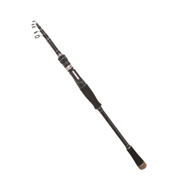 Canne à pêche télescopique en carbone Luya, section courte, 1,8 m, 2,1 m, 2,4 m, 2,7 m, 3,0 m, 3,3 m, 3,6 m