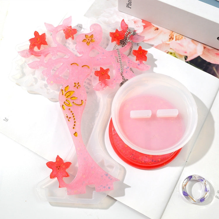 Moule de Présentoir à Bijoux en Résine Époxy DIY, MD3717+MD3718