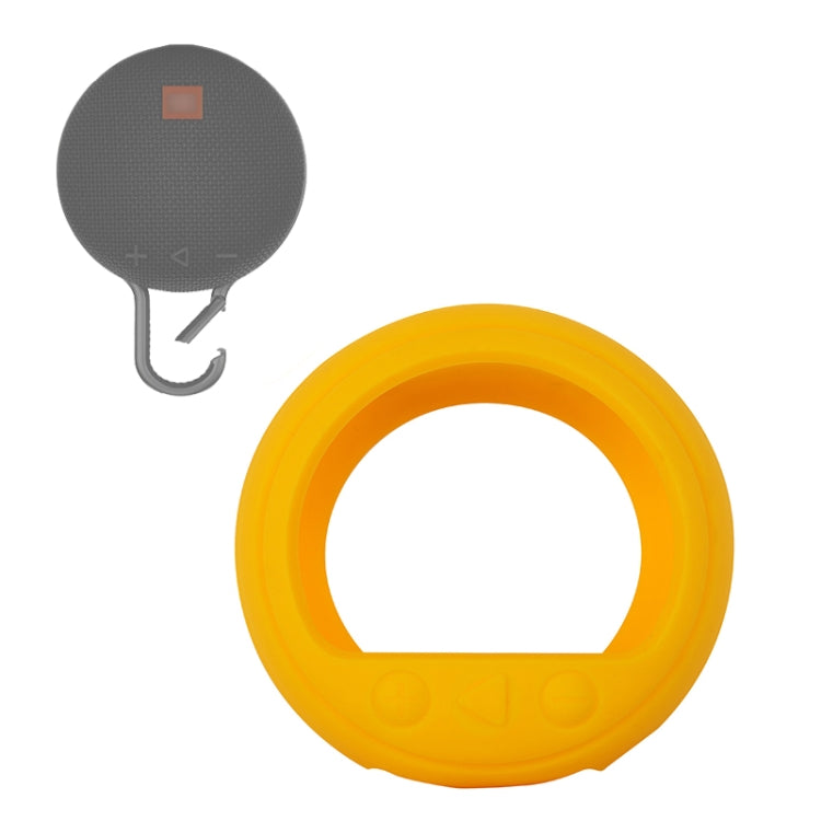Pour housse protectrice en silicone souple pour enceinte Bluetooth JBL Clip 3, Jaune, Rouge, Noir, Gris Argent, Orange, Vert Armée, Bleu Foncé