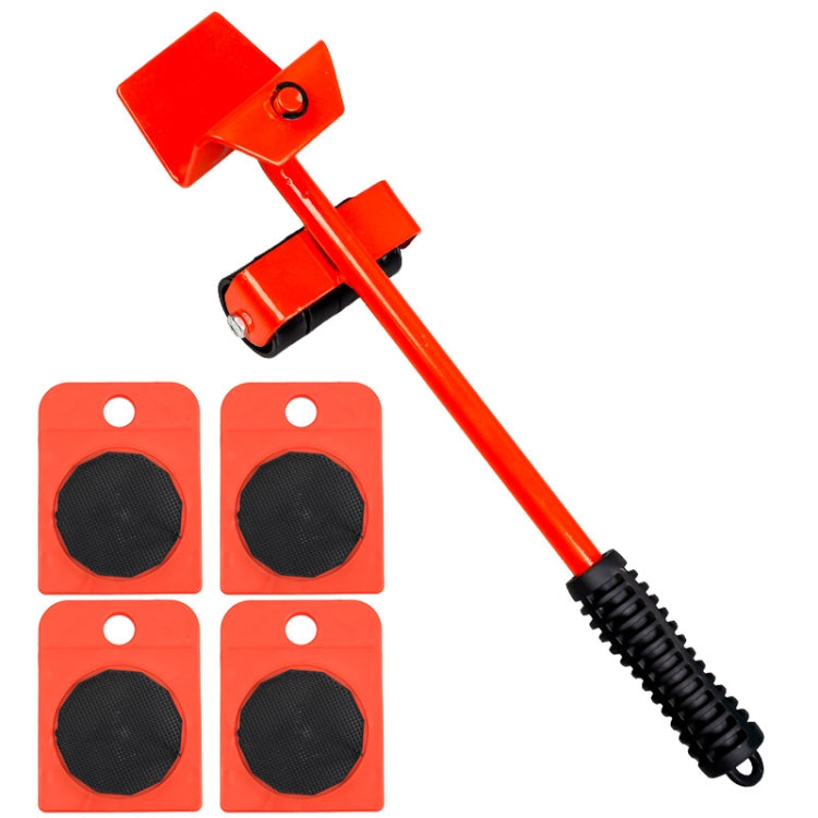 CY-0102 Déménageur ménager 5 en 1 pour lit, meuble lourd, poulie de déplacement, transporteur multifonctionnel, Rouge (150KG), Jaune (300KG), Argent (500KG), Pied-de-biche rouge et noir (150KG), Tank (100KG), Dessin animé (100KG)