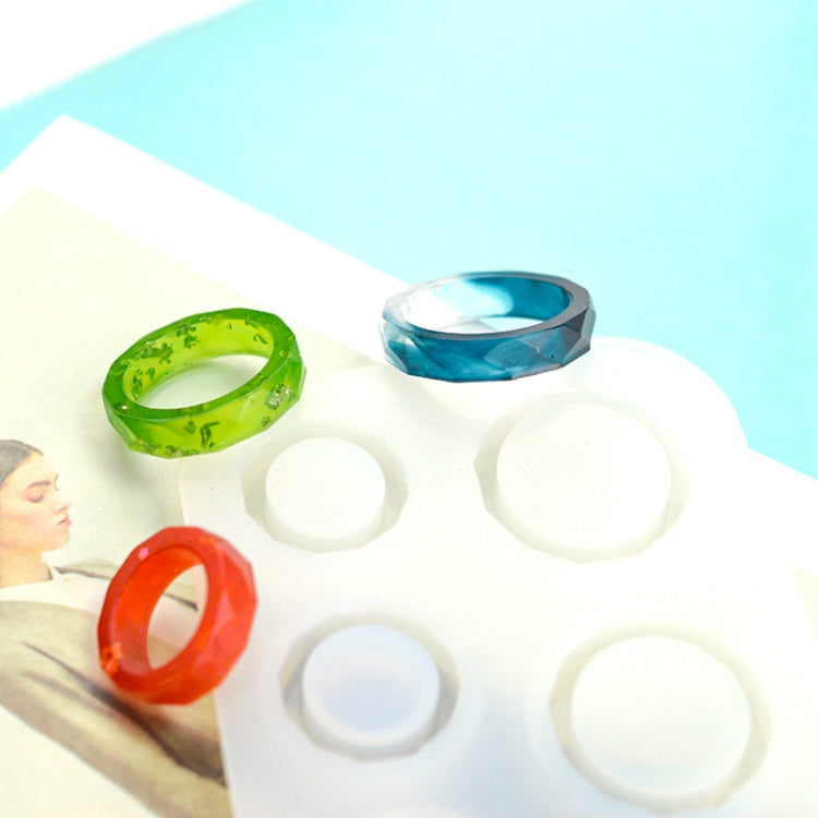 Moule en silicone pour pendentif bague goutte d'eau en cristal, section incurvée, 3 en 1, moule à bague 3 en 1
