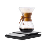 Balance de cuisine domestique Balance électronique à café manuelle avec minuterie, 3kg / 0.3g