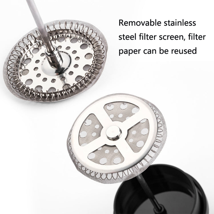 Cafetière à Piston Manuelle pour la Maison, en Verre, pour Café et Thé, 350ml, 600ml, 1000ml