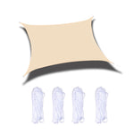 Voile d'ombrage de jardin extérieur imperméable anti-UV, Taille : 4m x 5m, 4m x 5m